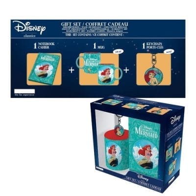 disney pck mugml keyring notebook little mermaid