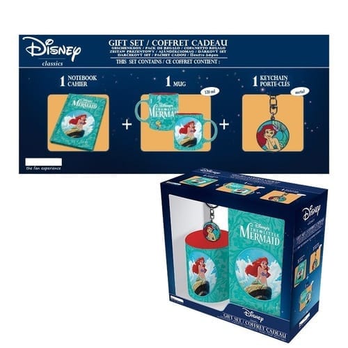 disney pck mugml keyring notebook little mermaid