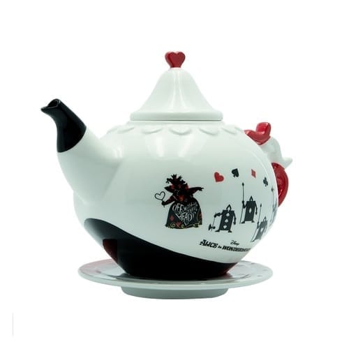disney teapot alice in wonderland queen of hearts