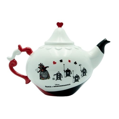 disney teapot alice in wonderland queen of hearts