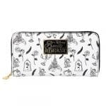 disney zip wallet the beauty and the beast