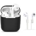 Tech Protect Iconset με Earphone Strap για Apple Airpods Black