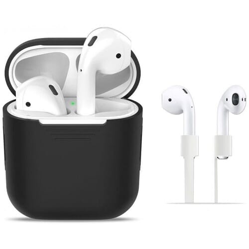 Tech Protect Iconset με Earphone Strap για Apple Airpods Black