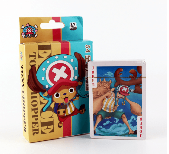 Screenshot US OFF Action One Piece Poker Cards Game Toy Luffy Zoro Chopper Figure Toys Set Color Box P