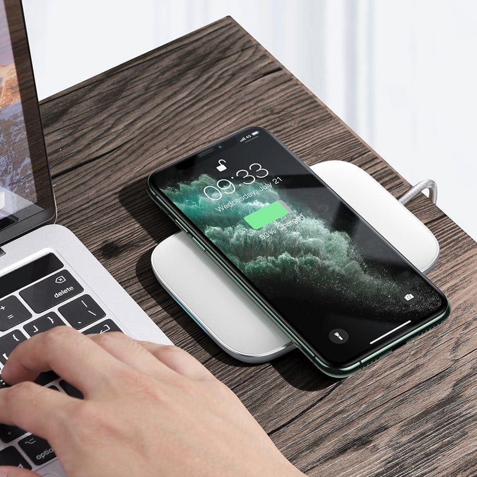 eng pl Baseus Cobble qi wireless induction charger W horizontal holder stand black WXPG