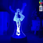 D Michael Jackson Dancing Figure Led kids night lights Color Changing Nightlight for Home Decoration Bedside