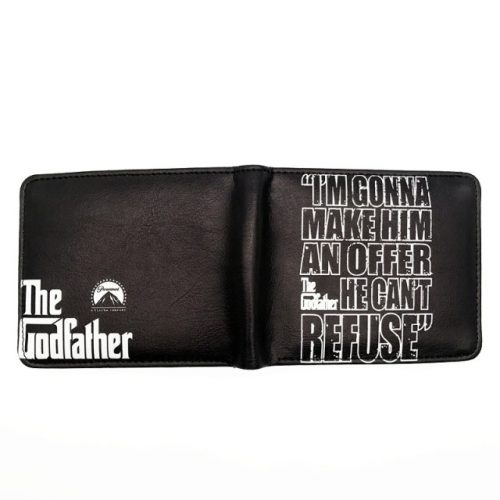 New Arrival The Godfather Men Wallet Movie THE GODFATHER Short Wallets With Card Holder Dollar Price