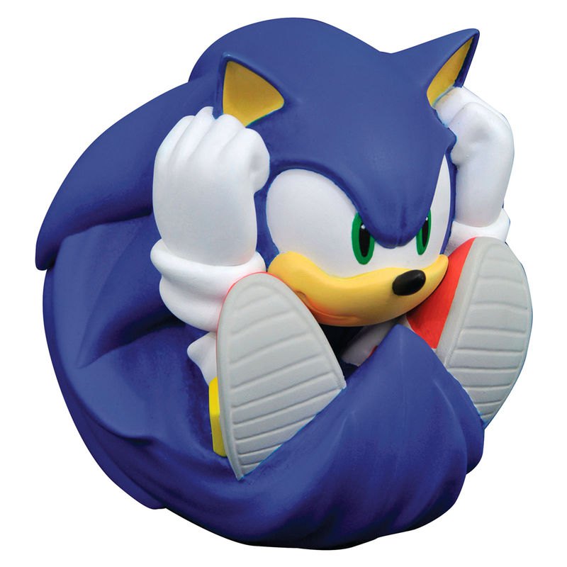 diamond select sonic the hedgehog piggy bank bust