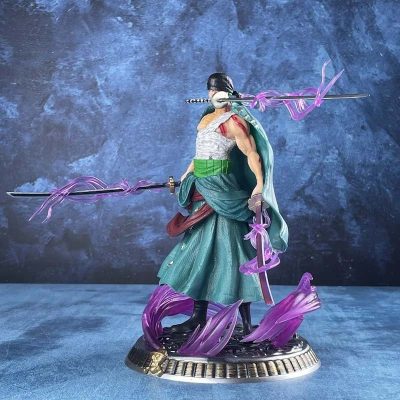 New One Piece Anime Figure Bath Blood Roronoa Zoro PVC 21cm Action Figure Collection Exquisite Model.jpg (1)