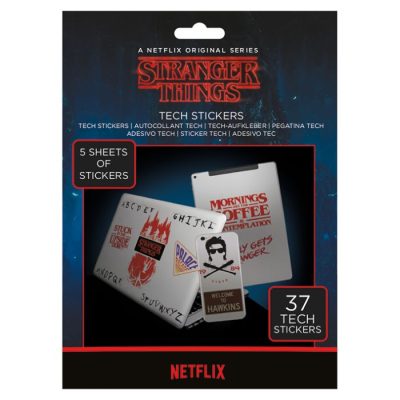 stranger things tech sticker 1