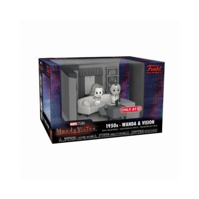Funko Mini Moments: Marvel Studios WandaVision - Living Room 1950's Wanda & Vision (Special Edition) Vinyl Collectibles