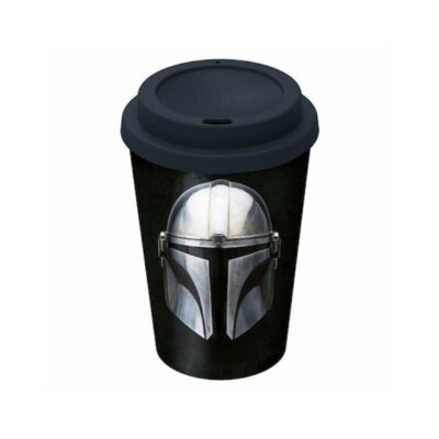 Stor: Disney: Star Wars The Mandalorian Small Plastic Double-Walled Coffee Tumbler (390ml) (04868)