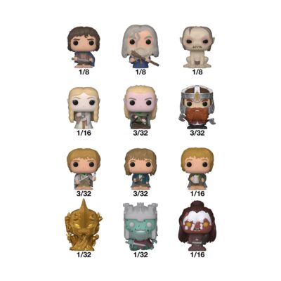 Funko Bitty Pop! Singles: The Lord of the Rings Mystery Mini Figures (Blind Bag/Random) Vinyl Figures