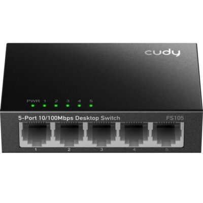 Switch 5 Θέσεων Cudy FS105 10/100 Mbps Μεταλλικό