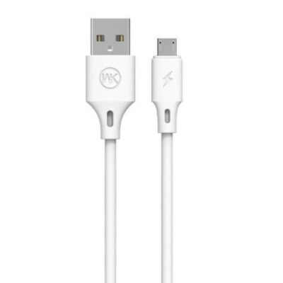 Καλώδιο Φόρτισης WK WDC-092 USB σε Micro USB 1m Λευκό
