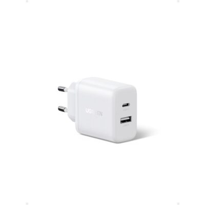 Φορτιστής Σπιτιού PD 20W UGREEN X227 45310 2 Θέσεων Λευκό