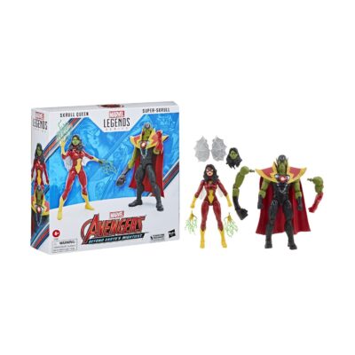 Hasbro Fans Marvel Avengers: Legends Series (60th Anniversary) - Beyond Earth's Mightiest - Skrull Queen & Super-Skrull Action Figures (F7085)