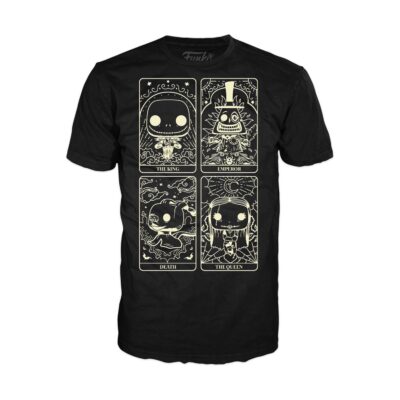 Funko Boxed Pop! Tees (Adult) Disney: The Nightmare Before Christmas - Tarot Card T-Shirt (L)