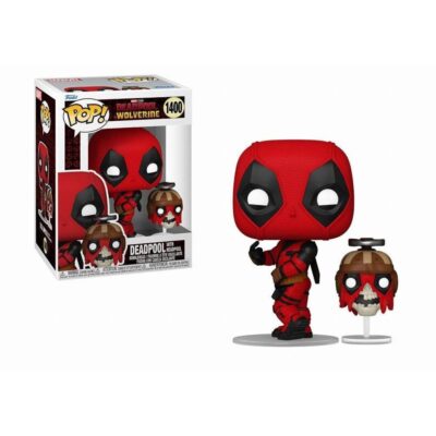 Funko Pop! Marvel: Deadpool & Wolverine - Deadpool with Headpool #1400 Bobble-Head Vinyl Figures
