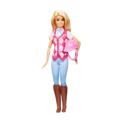 Mattel Barbie Mysteries: The Great Horse Chase - "Malibu" Doll with Riding Clothes & Accessories (HXJ38)