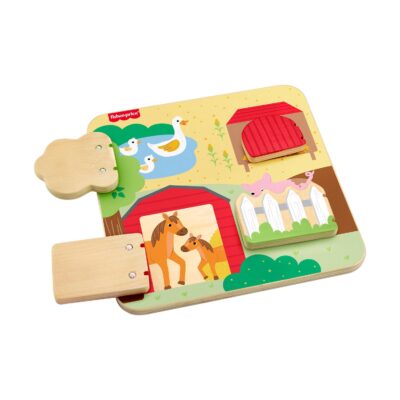 Fisher Price® - Wooden Farm Animals Board (JCY33)
