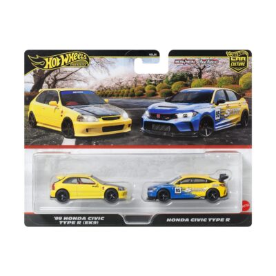 Mattel Hot Wheels®: Premium Car Culture - '99 Honda Civic Type-R (EK9) & Honda Civic Type-R (JBL00)