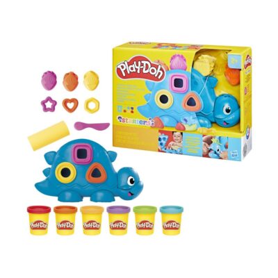 Hasbro Play-Doh Starters: Doh & More - Shapes And Colors Dino (G0491)