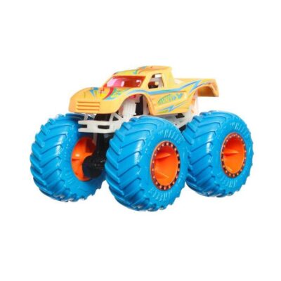 Mattel Hot Wheels: Monster Trucks Glow In The Dark - Bone Shaker Vehicle (JFX11)