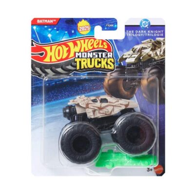 Mattel Hot Wheels Monster Trucks DC: The Dark Night Trilogy - Batman 2025 Die-Cast Vehicle (JCF06)