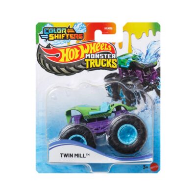 Mattel Hot Wheels Monster Trucks: Color Shifters - Twin Mill Vehicle (JDV94)