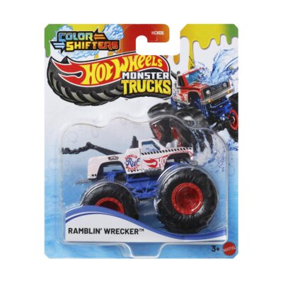 Mattel Hot Wheels Monster Trucks: Color Shifters - Ramblin' Wrecker Vehicle (JCH05)