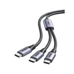 Καλώδιο Φόρτισης UGREEN US561 35087 USB-C σε 2x USB-C PD 100W 1.5m Μαύρο