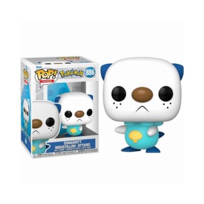 Funko Pop! Games: Pokemon - Oshawott Moustillon Ottaro #886 Vinyl Figure