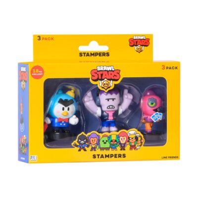 P.M.I. Brawl Stars Stampers - 3 Pack (S1) (Random) (BRW5021)