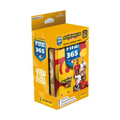 Panini Fifa 365: 2026 Adrenalyn XL-  Metal Classic Tin (8 Packs , 3 Limited Edition Cards , 2 XXL Limited Edition Cards)