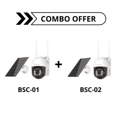 Combo Offer IP Cameras 4G & Wi-Fi Power On
