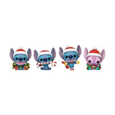 Funko Pocket Pop! 4-Pack Disney: Lilo & Stitch Holiday Vinyl Figures