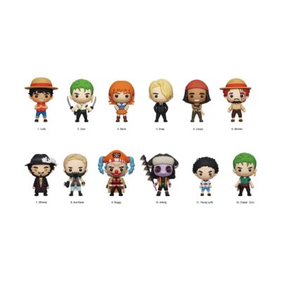 Monogram: One Piece (Series1) (Blind Bag/Random) 3D Foam Bag Clips Figures (32530)