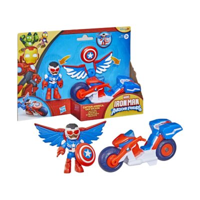 Hasbro Iron Man And His Awesome Friends: Vehicles And Playsets - Captain America Super Bike (G2691)