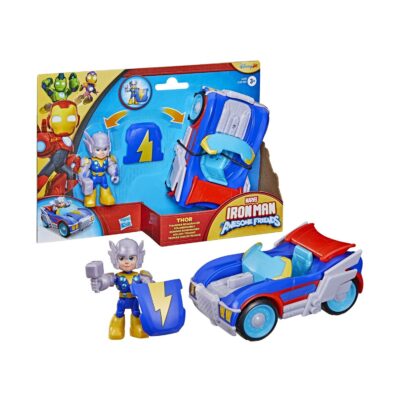 Hasbro Iron Man And His Awesome Friends: Vehicles And Playsets - Thor Thunder Roadracer (G2692)