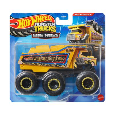 Mattel Hot Wheels: Monster Trucks Big Rigs - Wreckstruction Vehicle (JHY77)