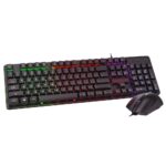 Ενσύρματο Πληκτρολόγιο & Ποντίκι Gaming RGB Zeroground KB-2400GUMS AZAI v3.0