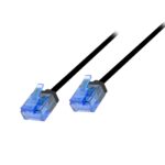 Καλώδιο Δικτύου U/UTP CAT6A LogiLink CQ3003U 0.15m Μαύρο