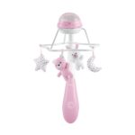 Chicco First Dreams: Βρεφικό Περιστρεφόμενο Κούνιας με Προβολέα, 3 σε 1, Rainbow Ροζ (Y01-11041-10)