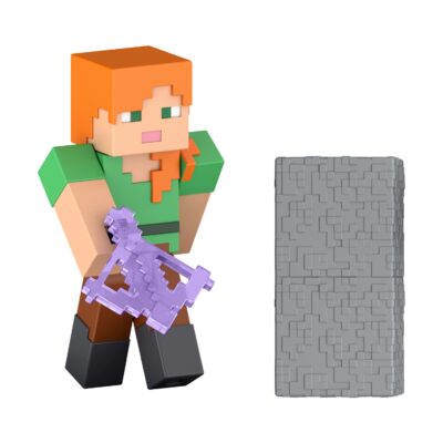 Mattel Minecraft: Redstone Charged - Alex 8cm Figure (JJR91)