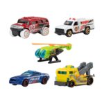 Mattel Hot Wheels - Priority Patrol (Set Of 5) (JKG09)