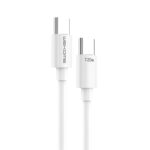 Καλώδιο Φόρτισης WK WDC-175 USB-C σε USB-C PD 120W 1.2m Λευκό