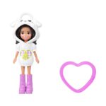 Mattel Polly Pocket: Tiny Worlds - White Apple Dress Doll (JKC60)