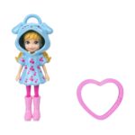 Mattel Polly Pocket: Tiny Worlds - Cherry Blue Dress Doll (JKC59)