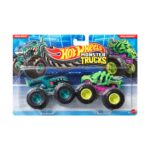 Mattel Hot Wheels Monster Trucks: Demolition Doubles - Mega Wrex VS Skelesaurus (JLV73)